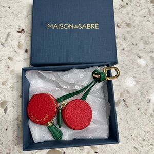 New! Maison de Sabré cherry bag charm